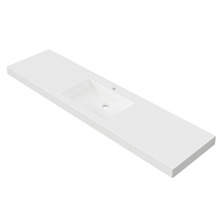 Grand Countertop with Single Integrated Basin